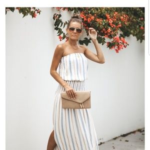 Vici strapless dress